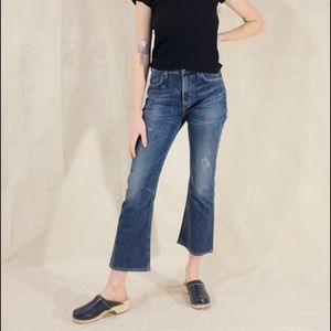 Citizens of Humanity Drew crop flares.